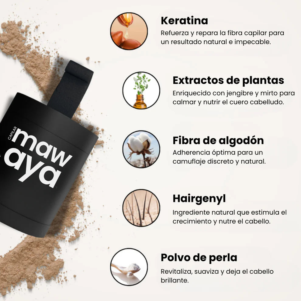 Camuflaje capilar - Envio gratis