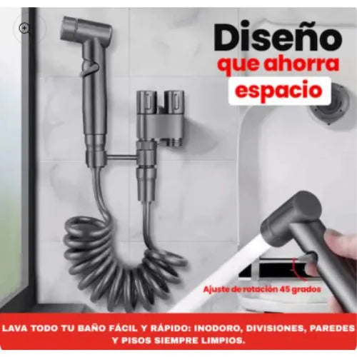 Bidet de Mano 2 en 1 de Acero Inoxidable: Ahorro y limpieza eficiente
