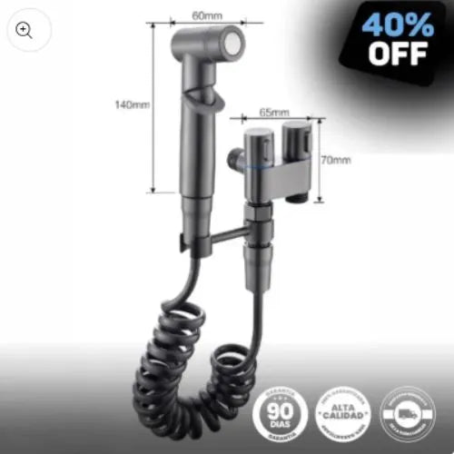 Bidet de Mano 2 en 1 de Acero Inoxidable: Ahorro y limpieza eficiente
