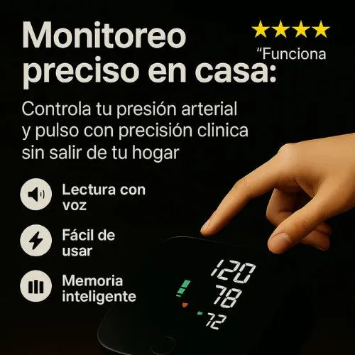 Heartly™ - Tensiómetro de Muñeca - Digital Portatil