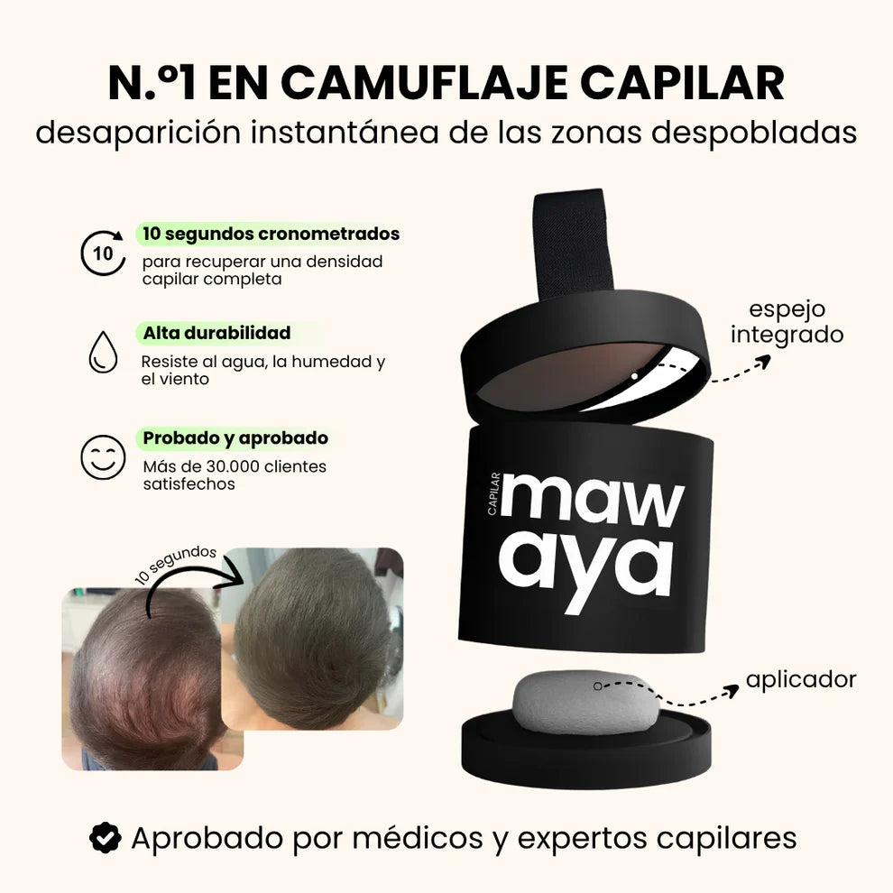 Camuflaje capilar - Envio gratis