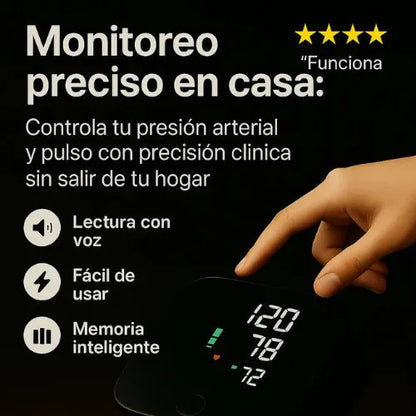 Heartly™ - Tensiómetro de Muñeca - Digital Portatil